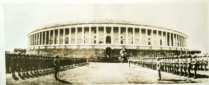 Inauguration Of Parliament Building Delhi - Old Photo 1927