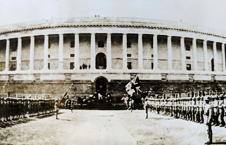 Inauguration Of Parliament Building Delhi - Old Photo 1927