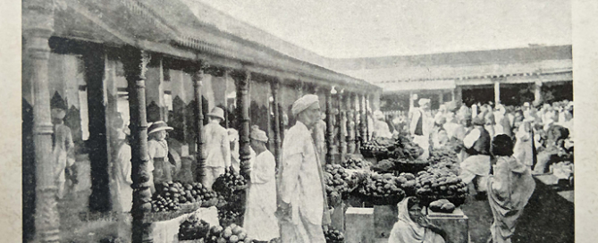 Bangalore Russell Market Postcard