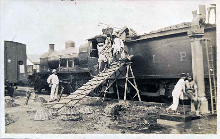 Great Indian Peninsula Railway's Locomotive Bombay, 1900 Photo