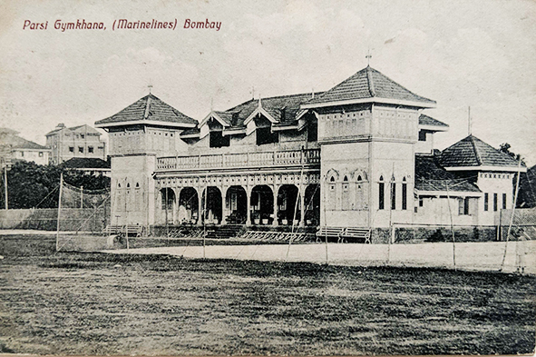 Parsi Gymkhana Club Mumbai – Old Postcard 1917