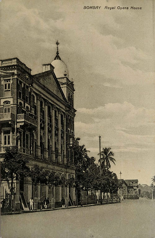 Vintage Postcard Royal Opera House Bombay