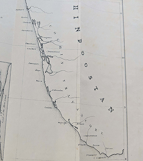 Map of Princely State of Cochin