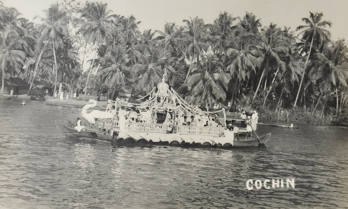 Cochin & Kerala Backwaters, 6 Old Postcards