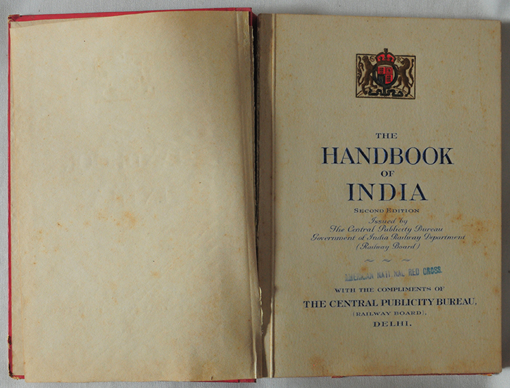 Vintage Book 1939 - The Handbook of India
