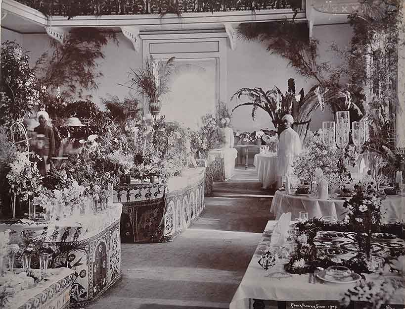 Flower Show At British Era Poona, 1904 Photo