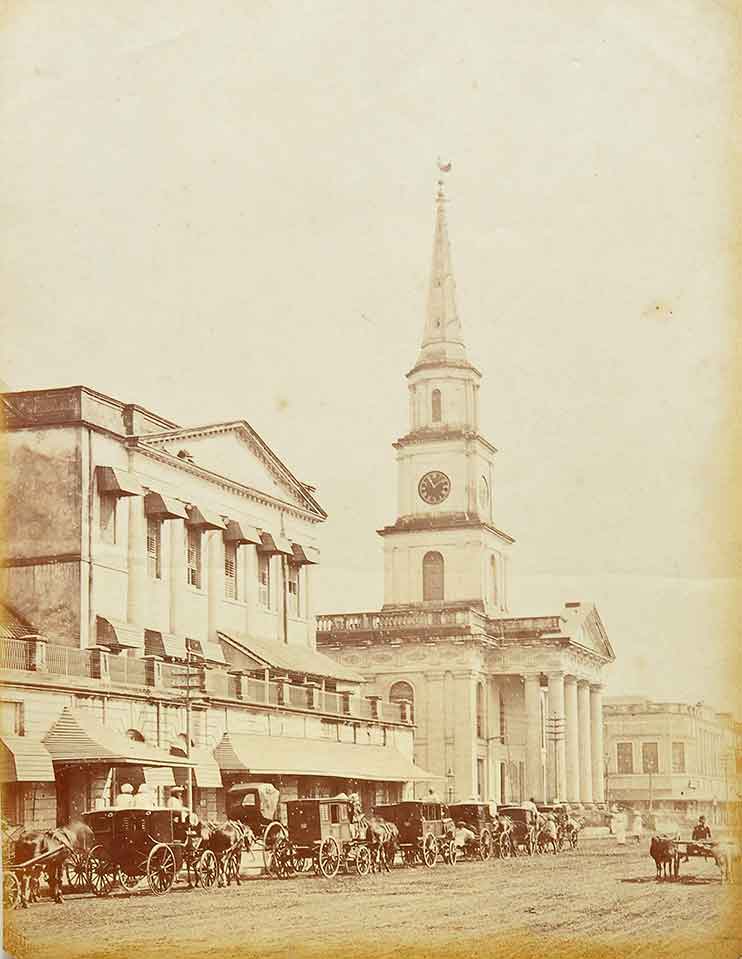Old Courthouse Street Kolkata, 1880 Photo