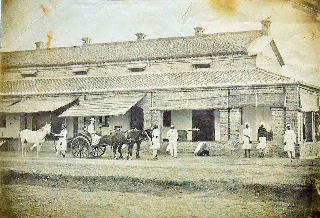 British Couple In Colonial India, 1877 Photo