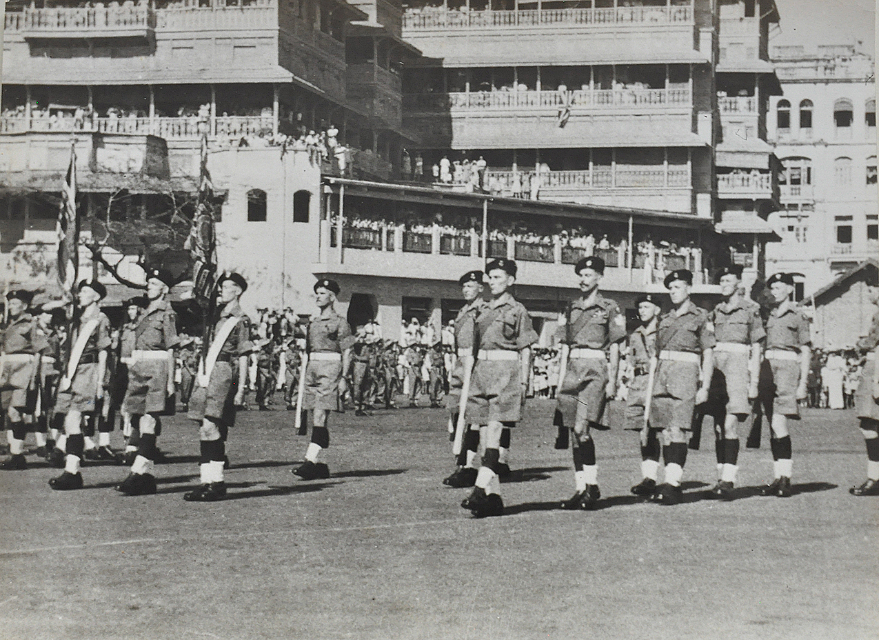 India's Farewell to British Army In 1948, Old Photo
