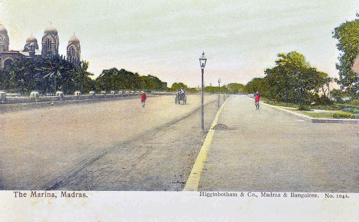 Marina & Senate House British Era Madras - 5 Postcards 1900