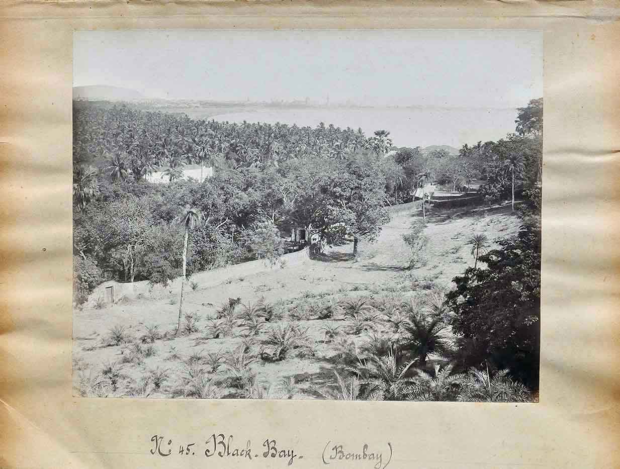View of Back Bay From Malabar Hill Bombay, 1879 Photo