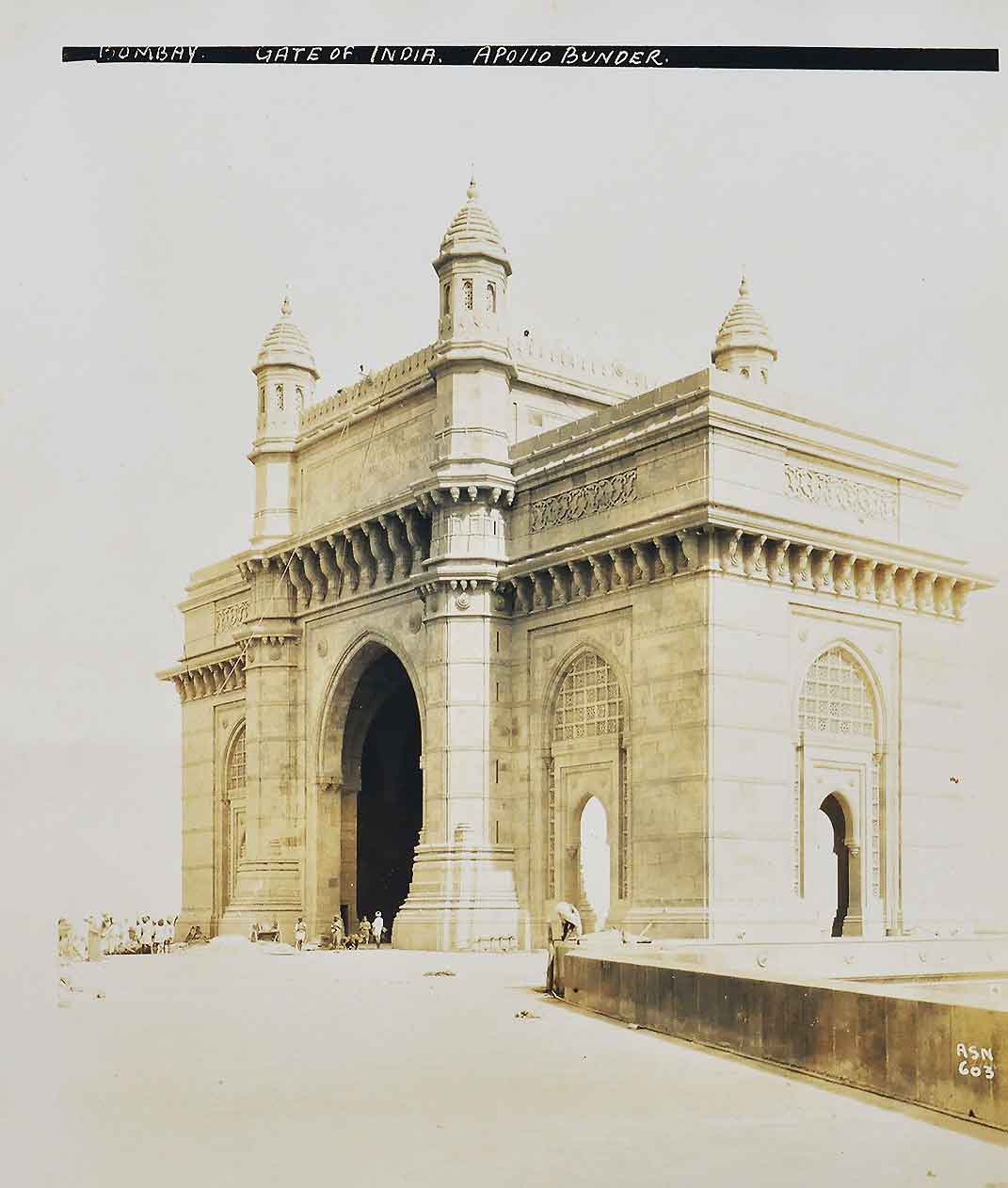 Newly Completed Gateway Of India Bombay, 1924 Photo