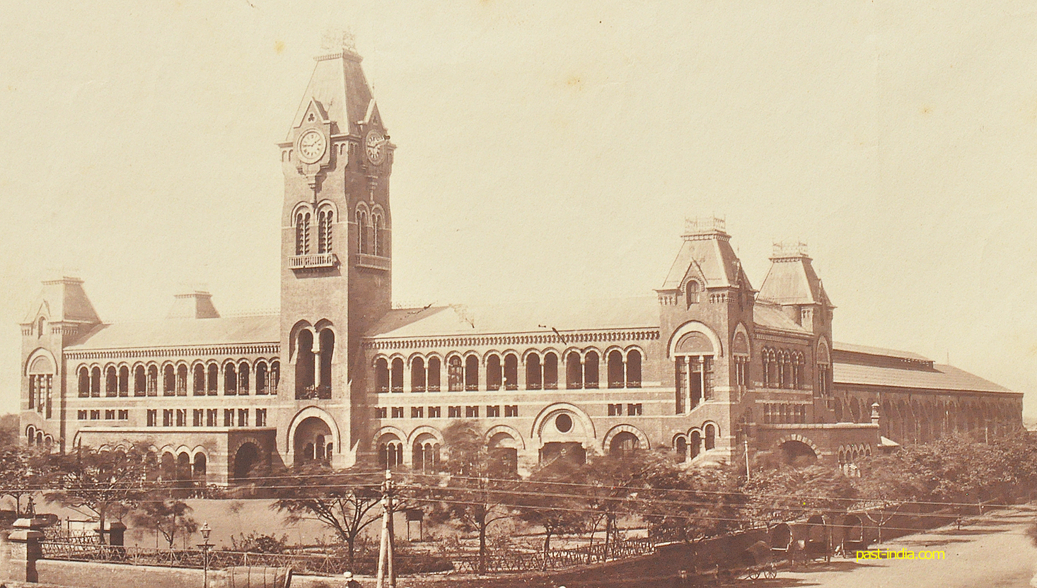 Chennai Central Station View From Hospital 1890
