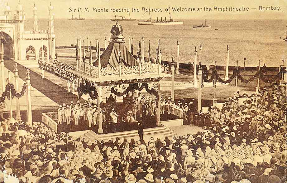 King George V & Queen Mary Arrive In Bombay - 2 Postcards 1911