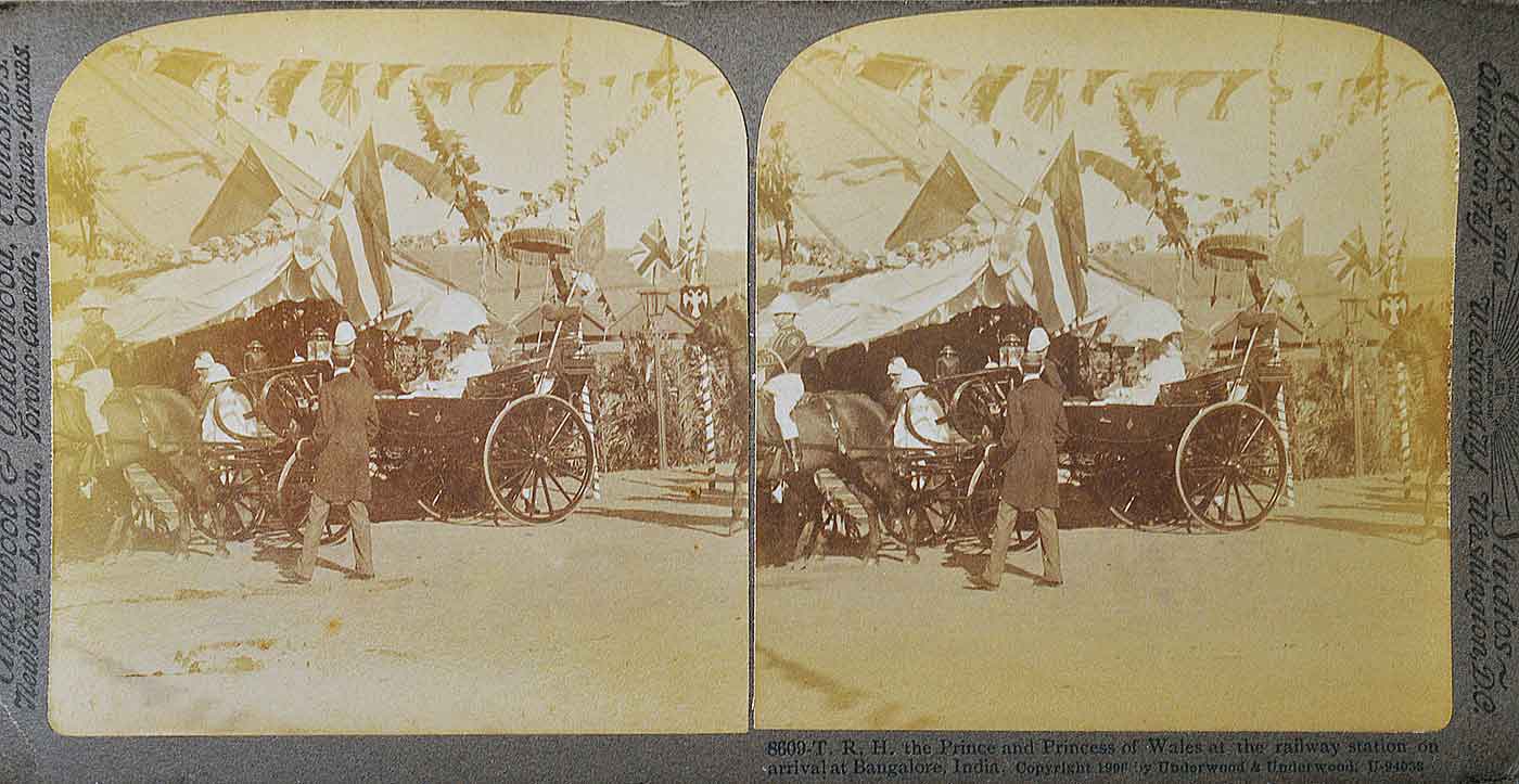 Prince Of Wales At Railway Station Bangalore, 1906 Photo