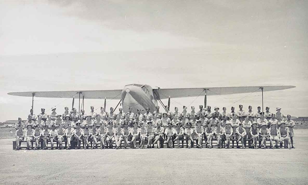 War Biplane At Cochin Air Base WWII – 2 PCs 1942