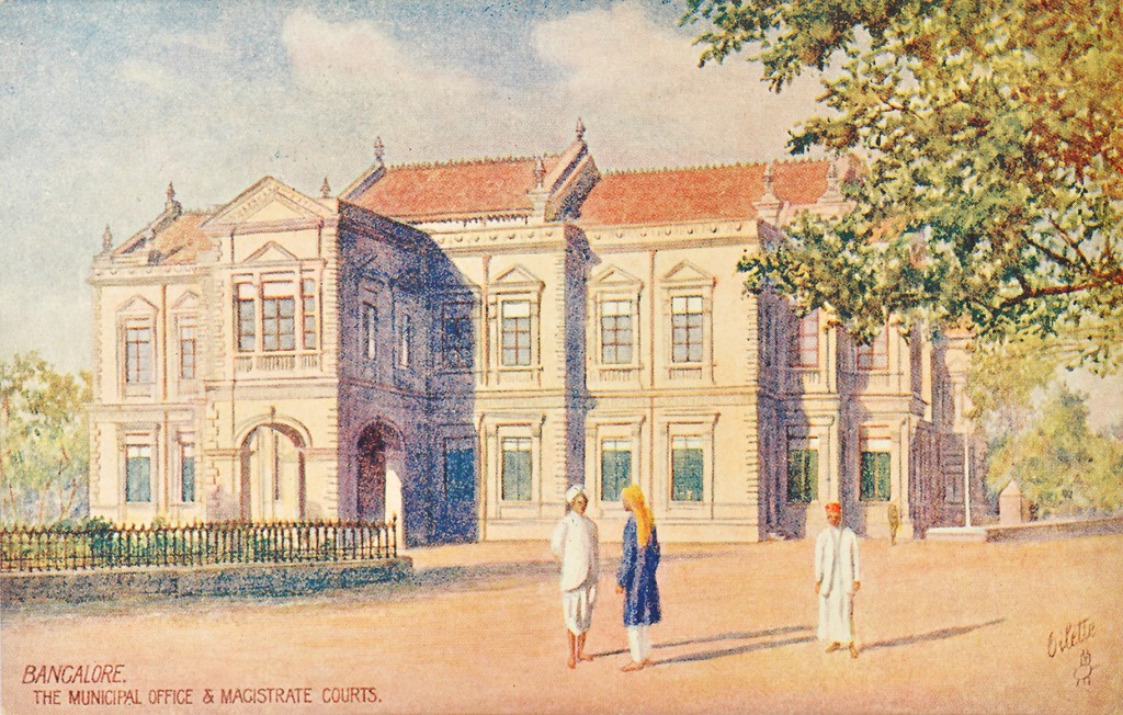 Mayo Hall Bangalore, Old 1903 Postcard PastIndia