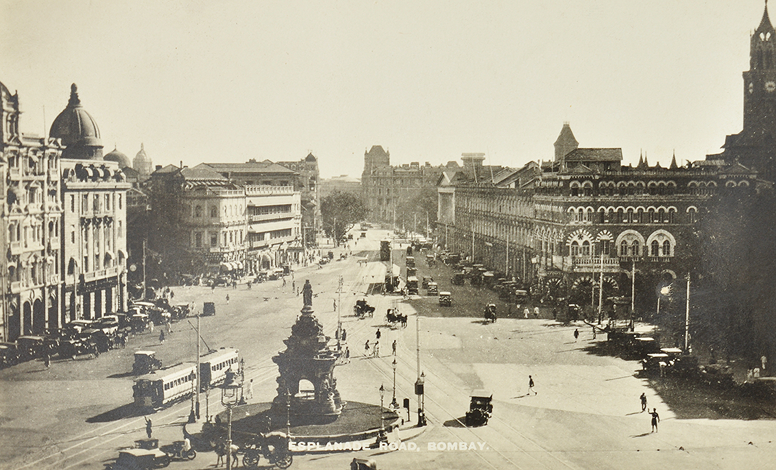 Flora Fountain & Esplanade Road Bombay, 1915 PC