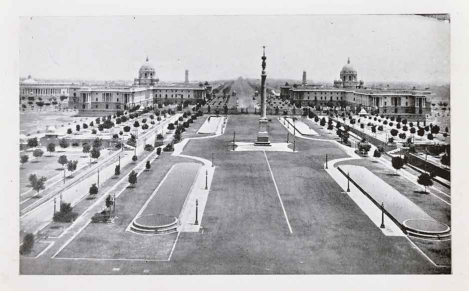 Newly Completed Secretariat Buildings Delhi - 2 PCs 1927