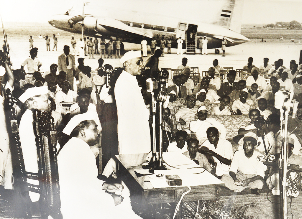 Inauguration Of Indian Airlines By Jawaharlal Nehru, 1953 Photo