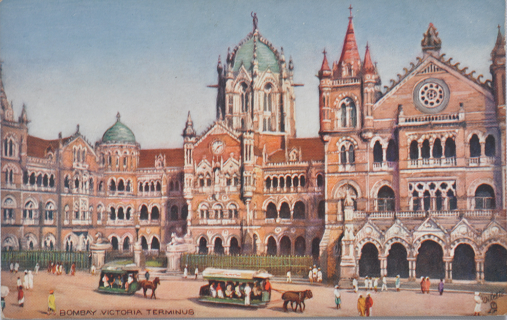 Victoria Terminus Bombay, 10 Postcard Views
