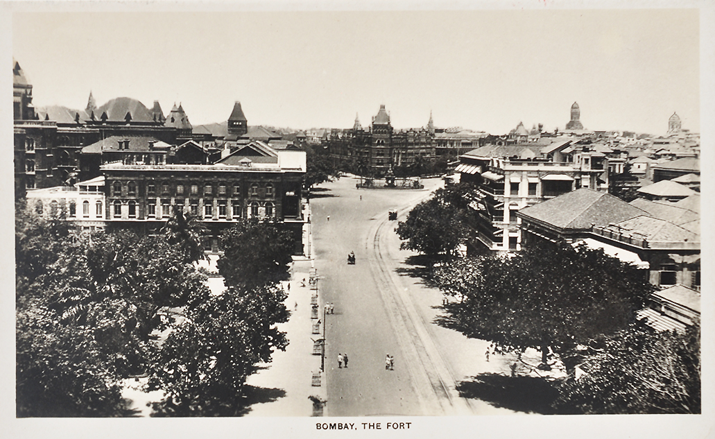 Esplanade & Hornby Roads Bombay, 11 Old Postcards