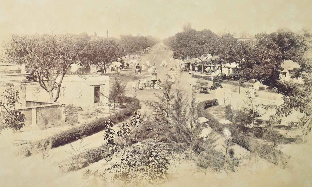 South Parade Road During British Era Bangalore, 1895 Photo