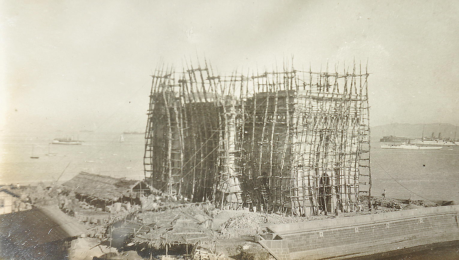Constructing Gateway Of India Bombay, 1922 Photo