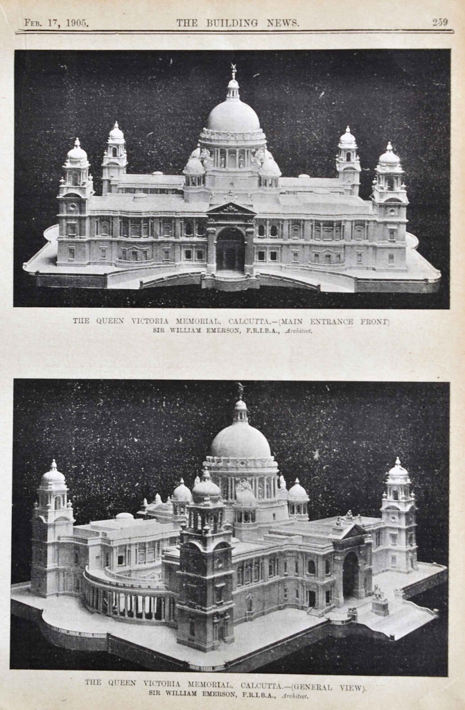 Scale Model of Queen Victoria Memorial Hall Calcutta, 1905 Print
