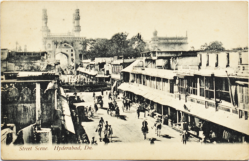 Charminar Street Scene In Hyderabad, 1910 PC