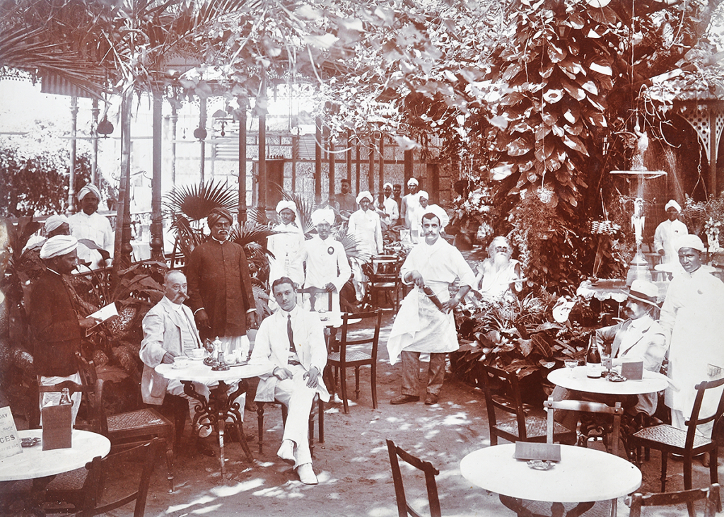 The Parisian Garden Of Hotel D’Angelis Madras, 1907 Photo