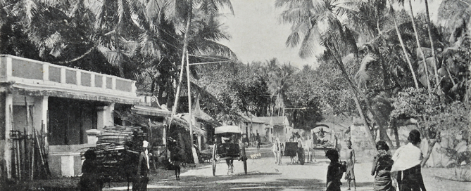 Street Scene Views Of British Era Madras, 4 Postcards 1900 
