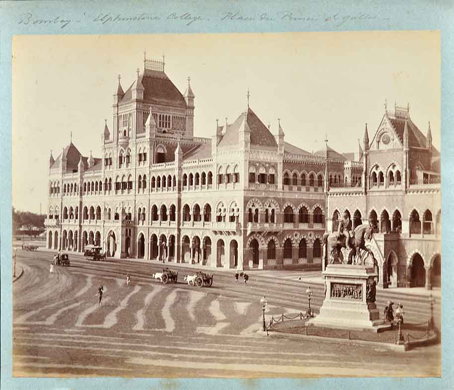 View of Elphinstone College & Kala Ghoda, Bombay, 1890 Photo