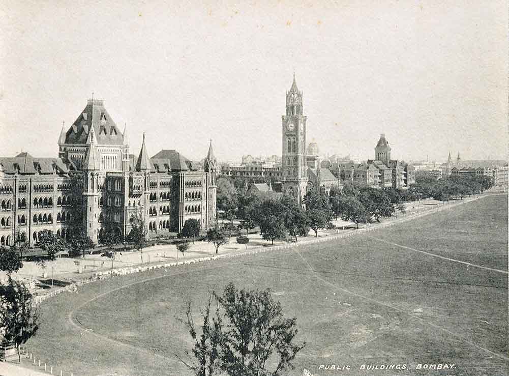 High Court, Rajabai Tower & Secretariat Bombay, 1900 Photo