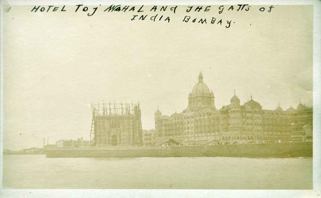 Hotel Taj Mahal & Building The Gateway Of India Bombay, 1922 PC