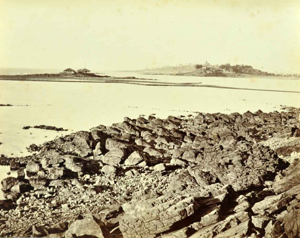 View of Haji Ali & Worli From Mahalaxmi 19C Bombay, 1880 Photo