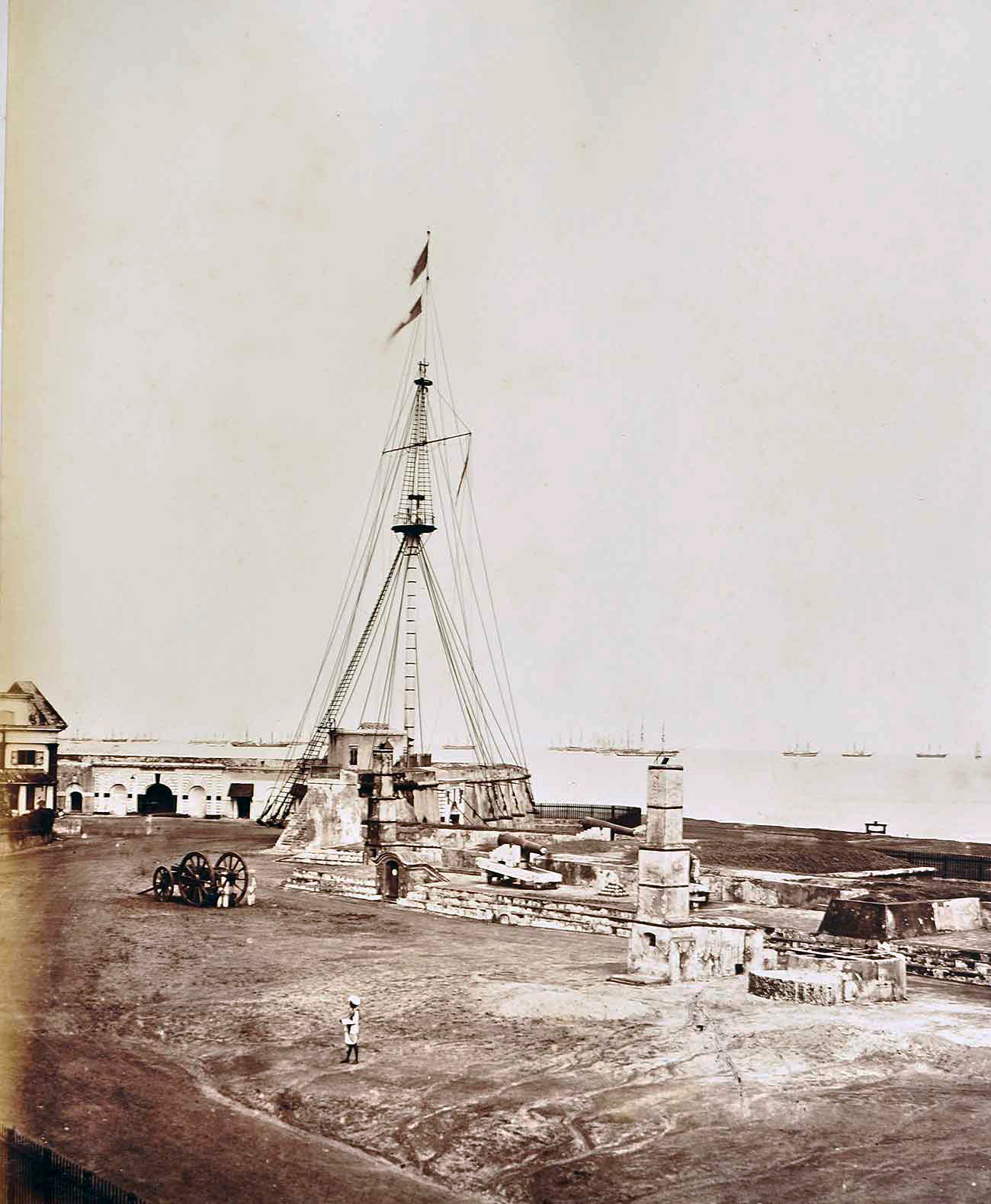 Looking Towards Sea From Fort St George Madras, 1880 Photo