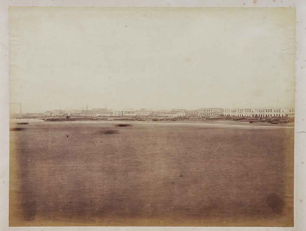 First Line Beach British Era Madras, 1880 Photo