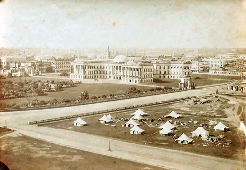 Panoramic View of 19th Century Calcutta, 1880 Photo