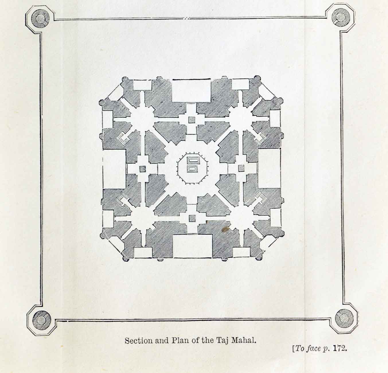 plan of taj mahal