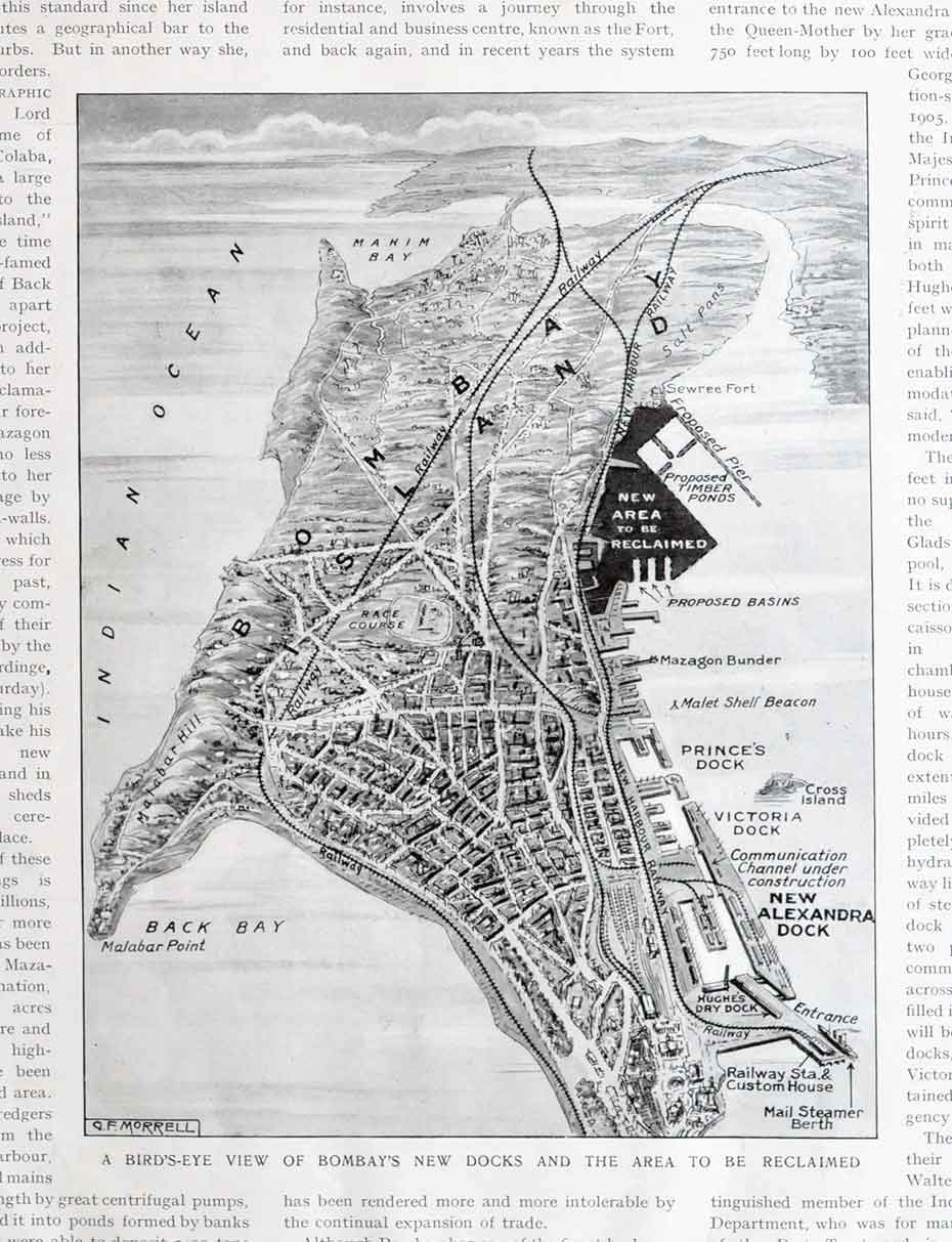 Enlarging Bombay Port The Gateway of India, 1914 Print