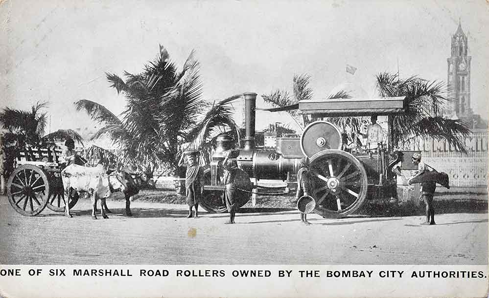 Marshall Steam Road Roller Of The Bombay Municipality, 1914 PC
