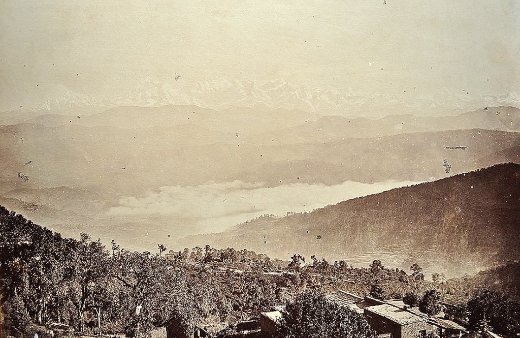 The Earliest Known Photograph of Mount Everest, 1870 Photo